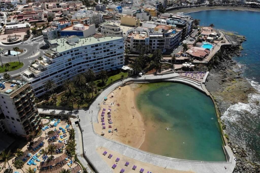 Studio Apartment La Lajilla Located At Beachfront Arguineguin Eksteriør billede